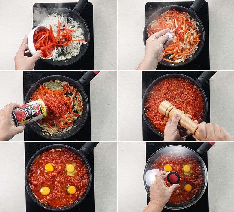 shakshuka huevos con tomate