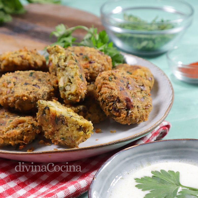 falafel de garbanzos