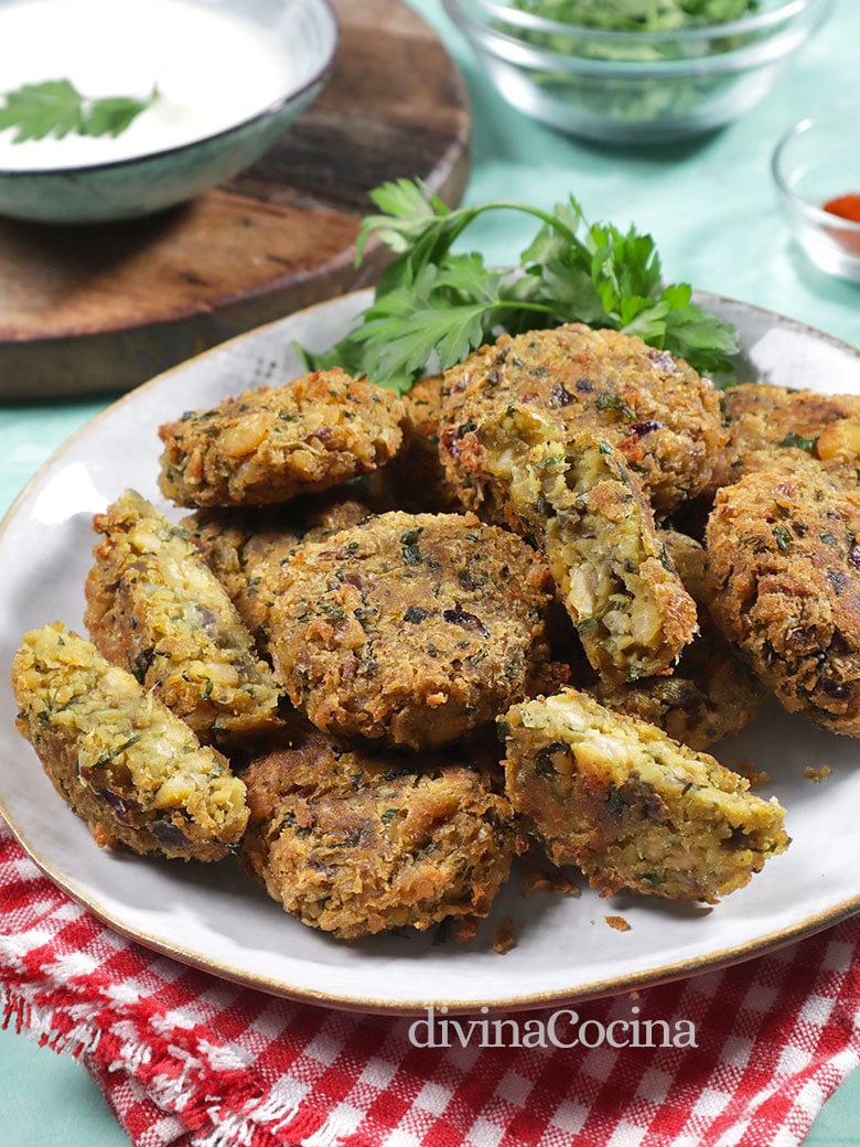 Falafel de garbanzos - Receta de DIVINA COCINA