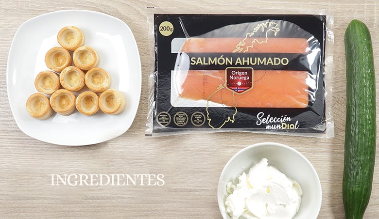 mini volovanes de salmon navidad ingredientes