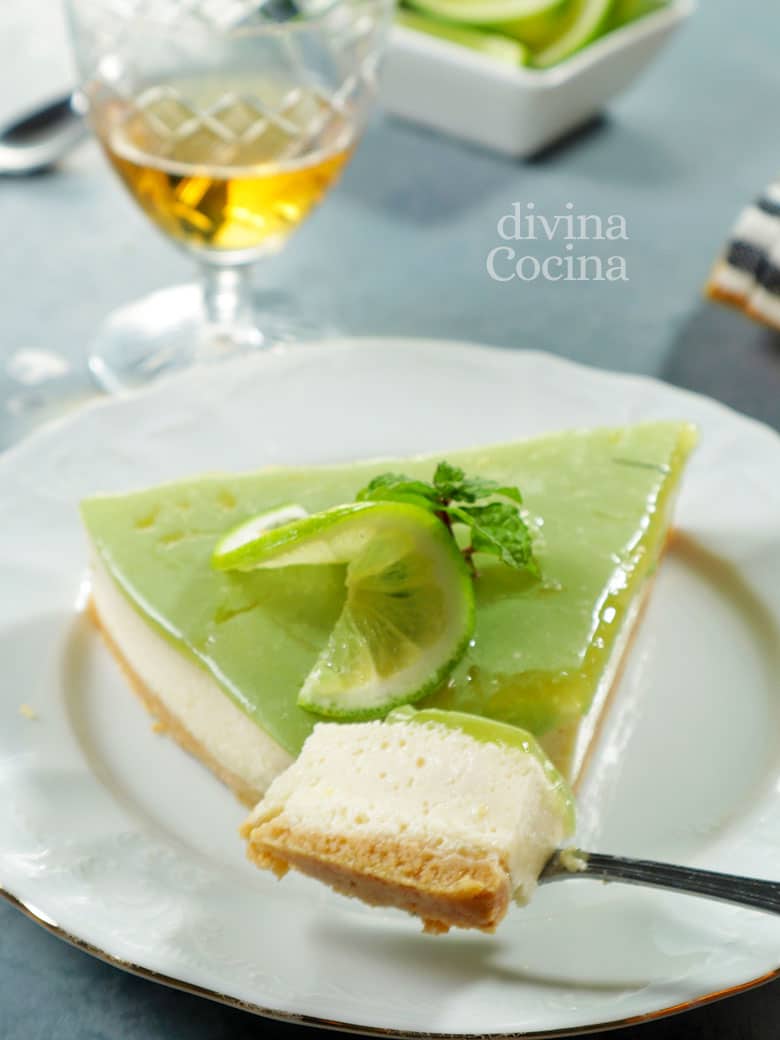 tarta de mojito sin horno