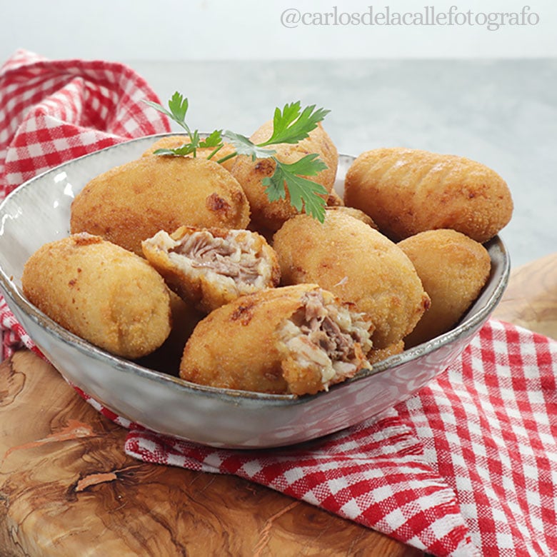 croquetas de carne guisada