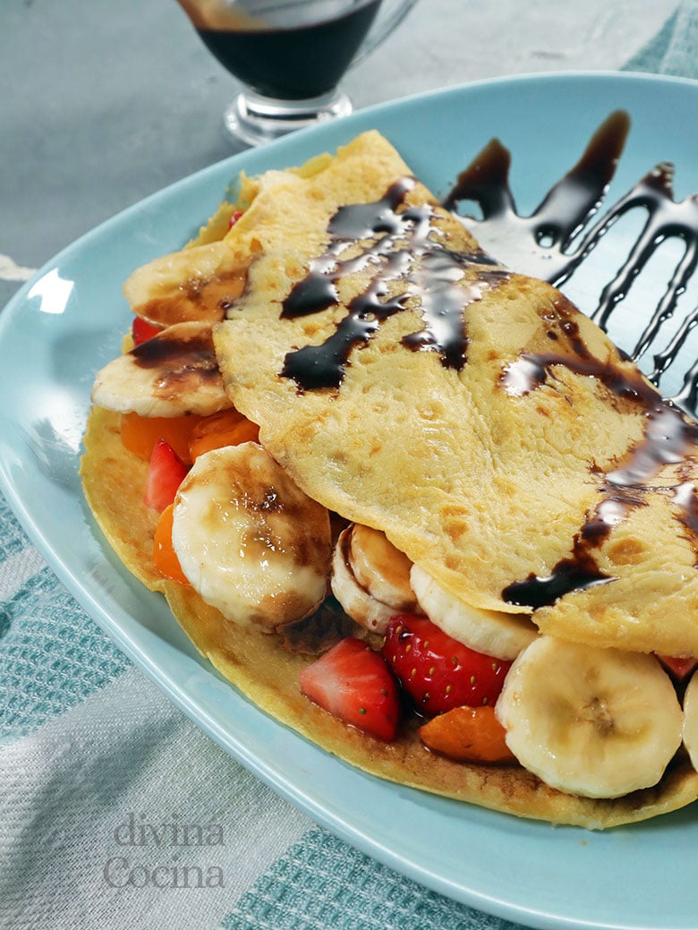 crepes de fruta fresca