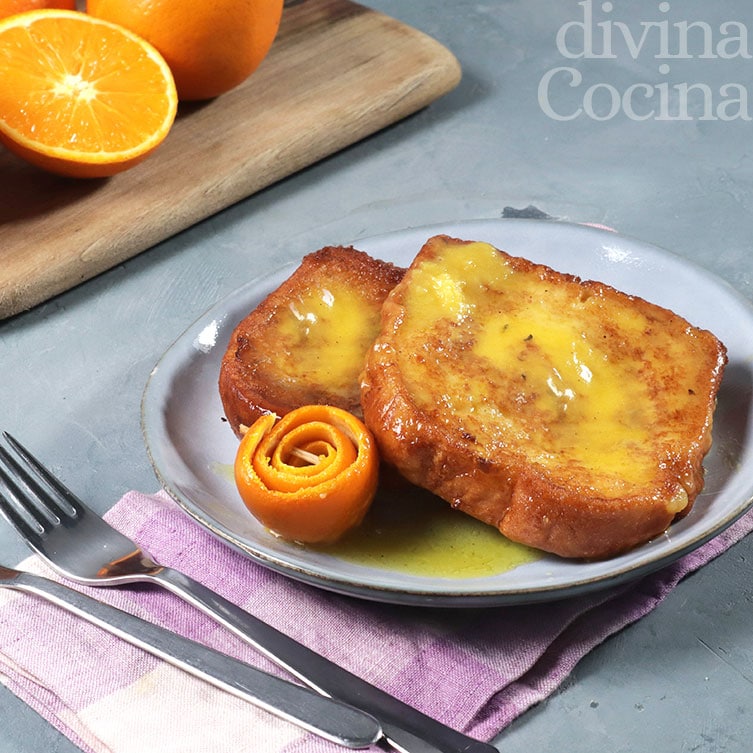 torrijas de naranja