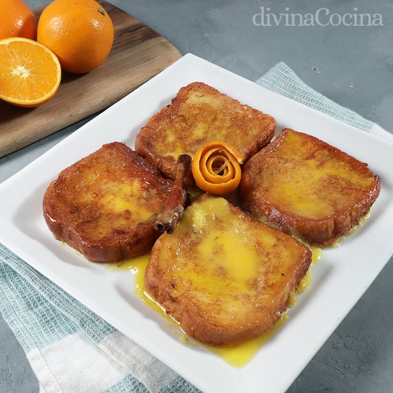 torrijas de naranja