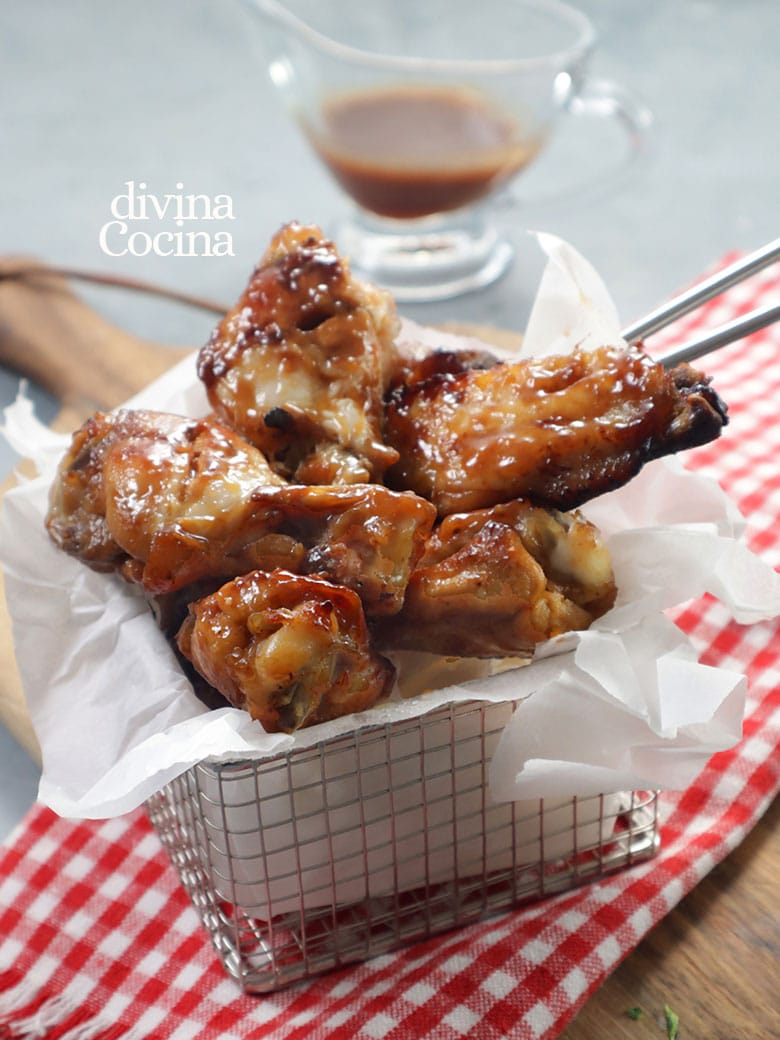 Alitas de pollo a la miel fácil - Receta de DIVINA COCINA