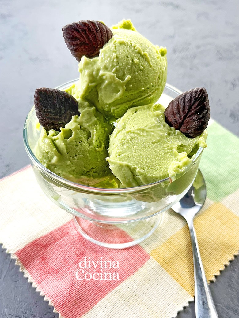 helado de aguacates