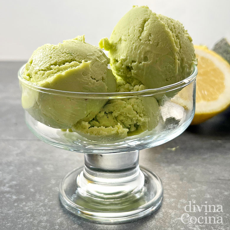 helado de aguacates