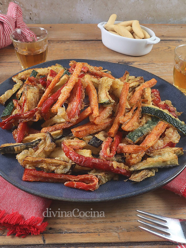 tempura rapida de verduras