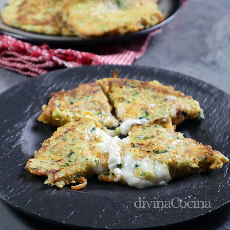 tortitas medallones de verdura