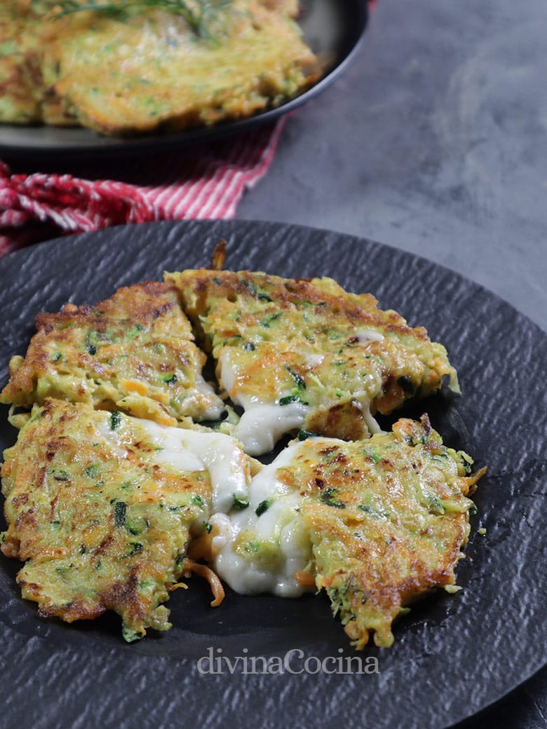 tortitas medallones de verdura