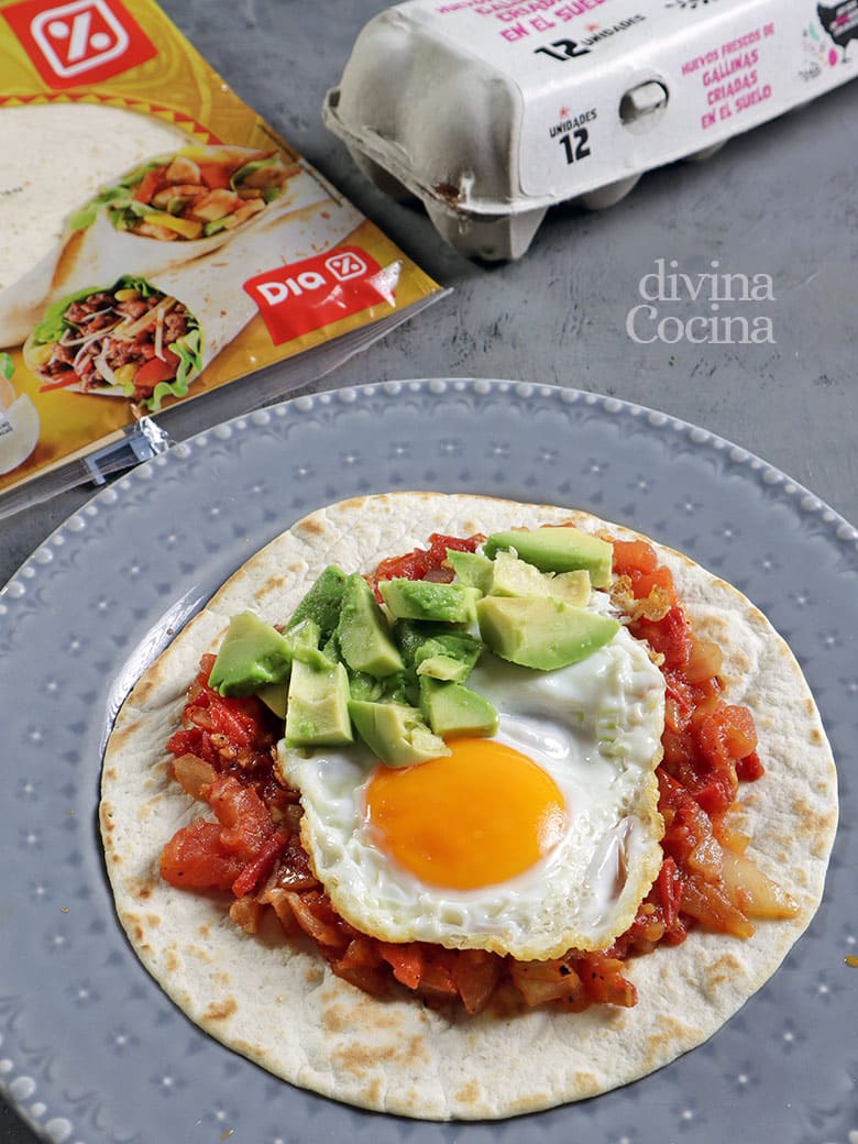 Huevos Rancheros fáciles - Receta de DIVINA COCINA