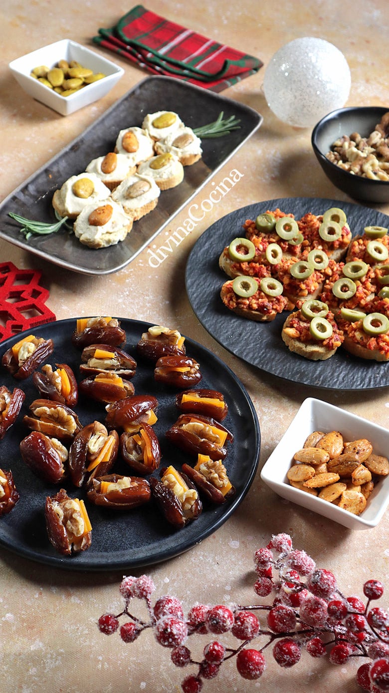 canapes veganos faciles