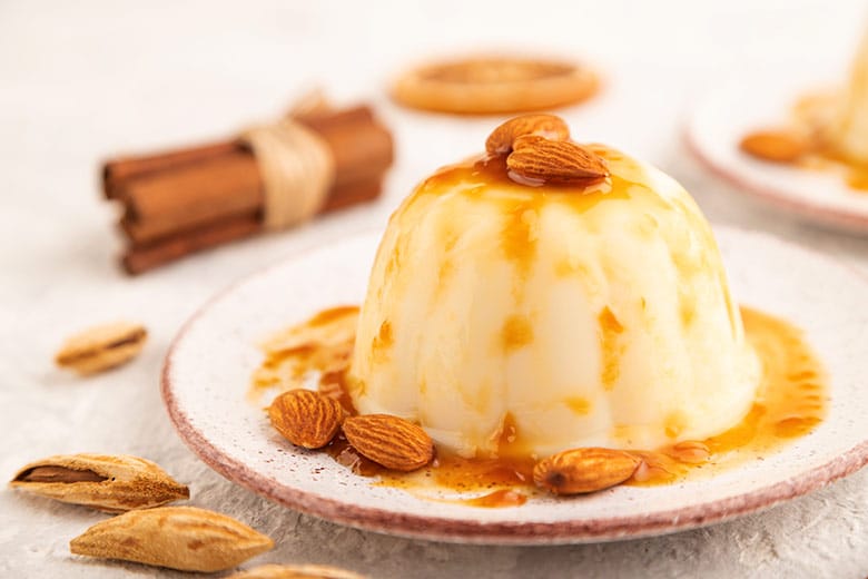 panna cotta de turron