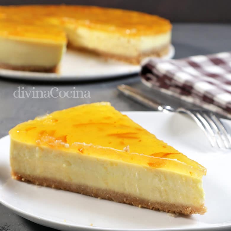 tarta de naranja facil sin horno