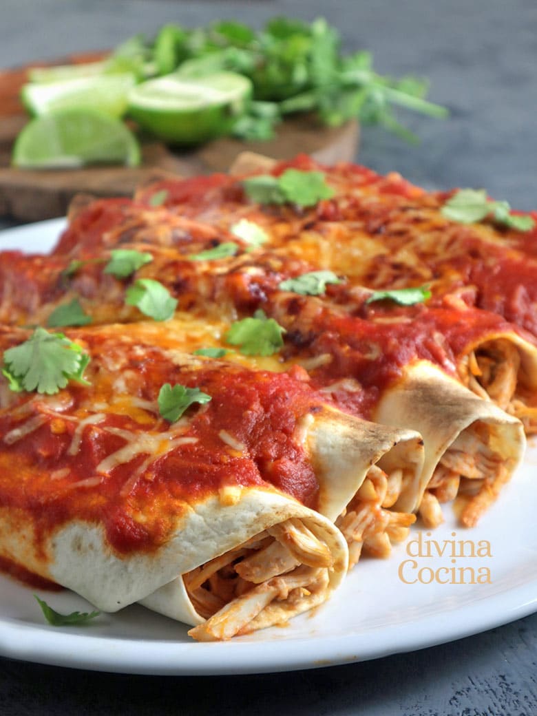 enchiladas de pollo