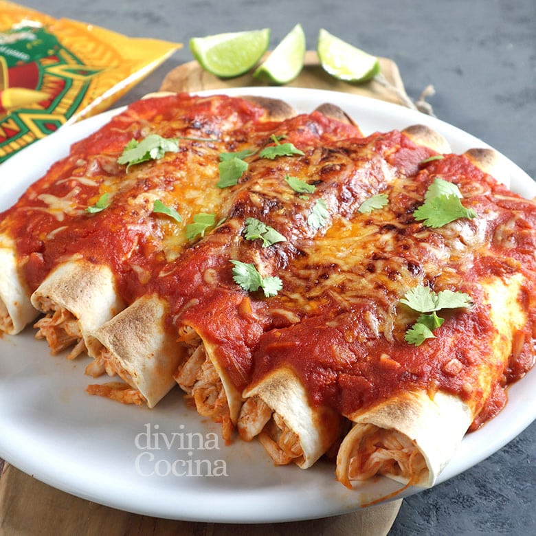 enchiladas de pollo