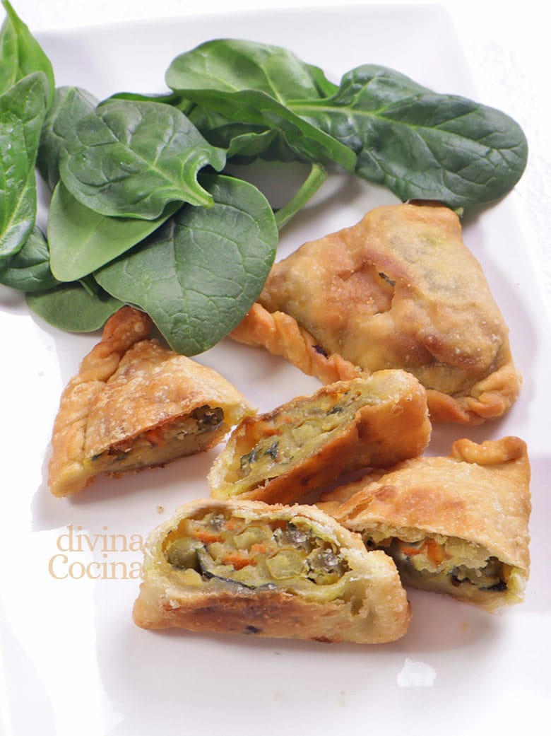 samosas de verduras