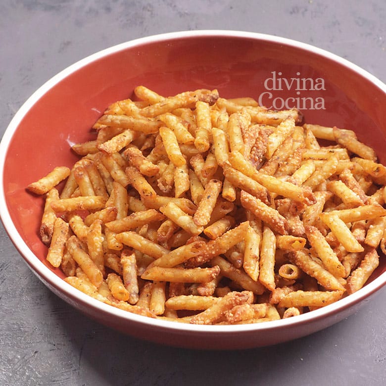 chips de pasta en airfryer