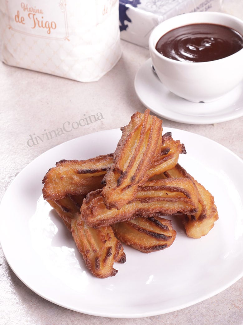 churros caseros en freidora de aire airfryer