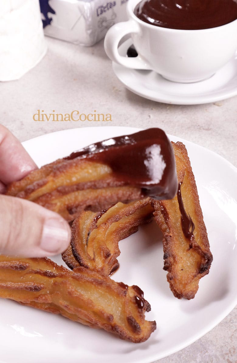 churros caseros en freidora de aire airfryer