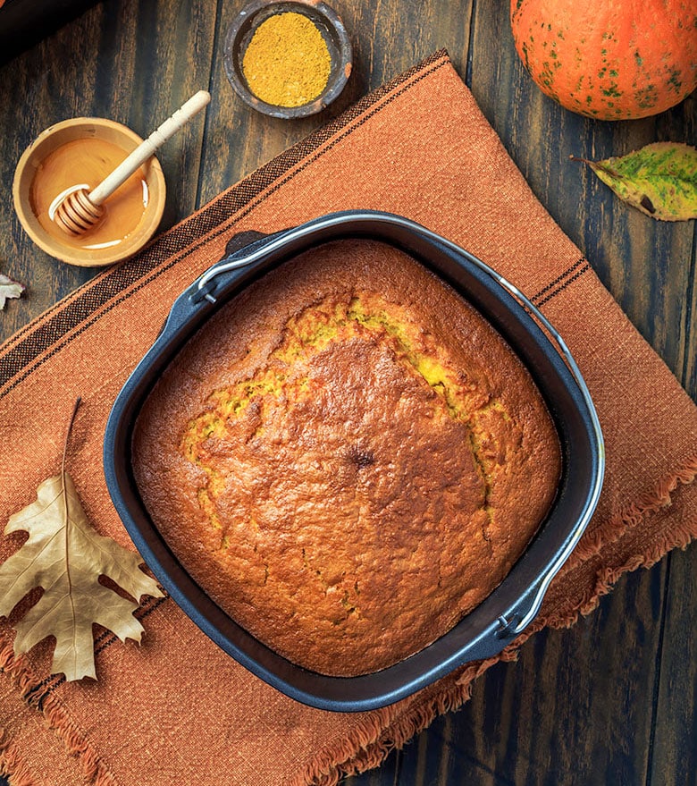 Bizcocho de calabaza en freidora de aire - Divina Cocina