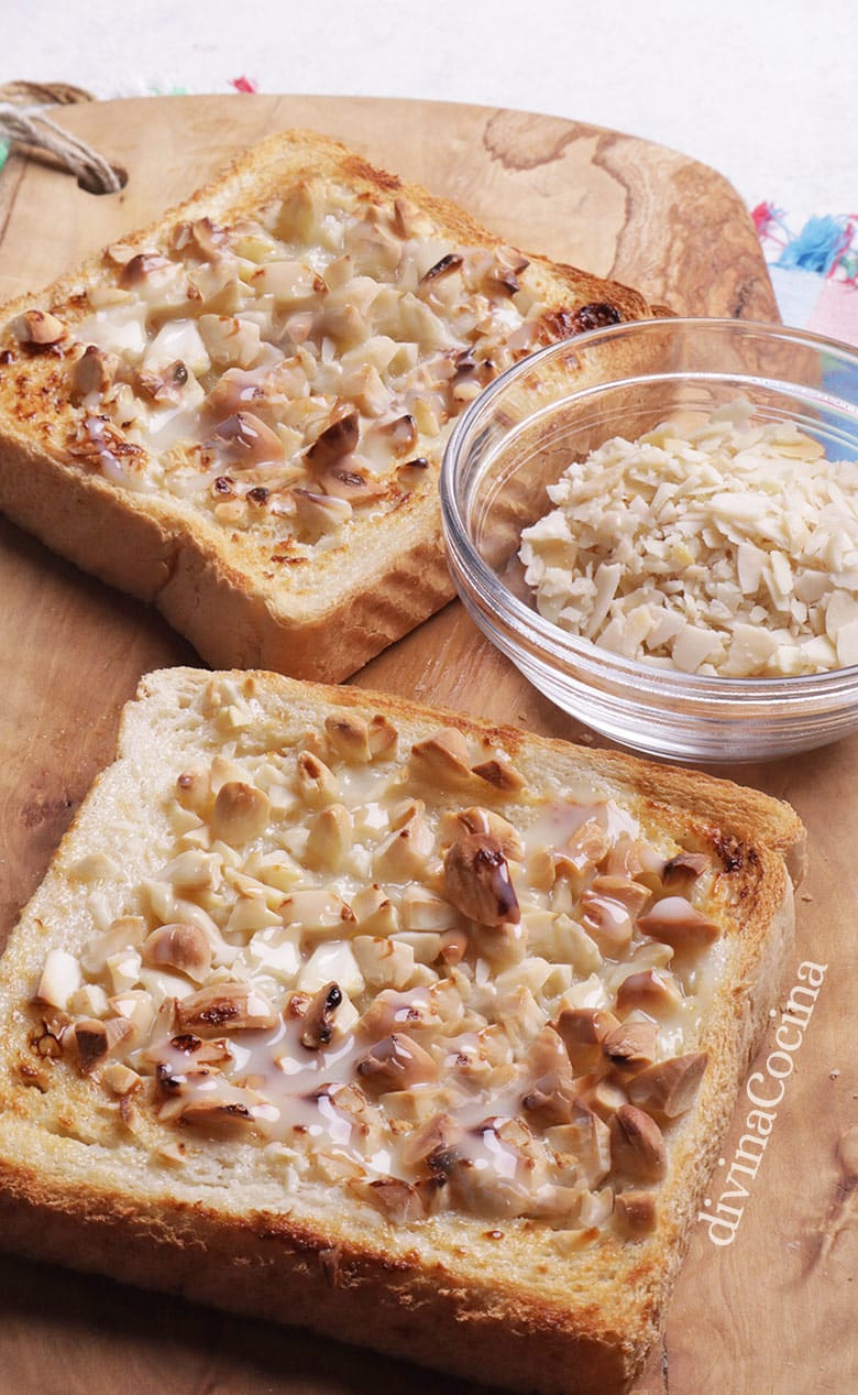 tostadas de leche condensada