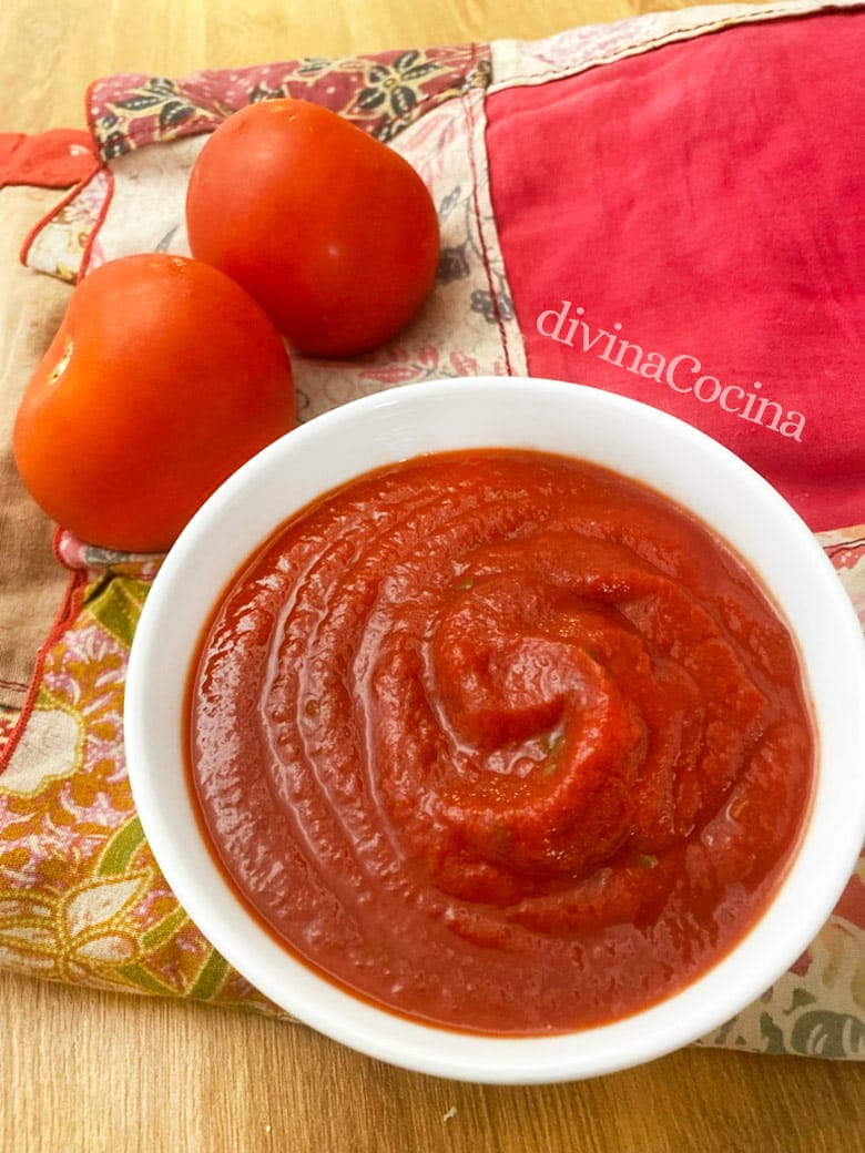 hacer salsa passata de tomates