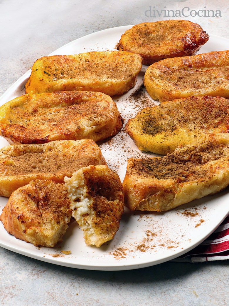 torrijas en freidora de aire sin azúcar 