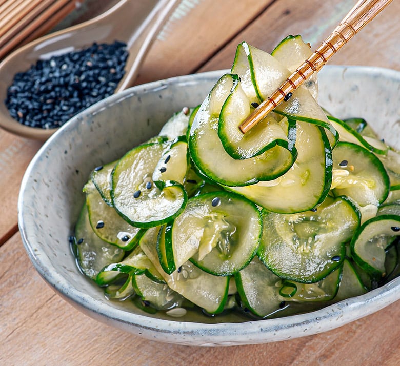 ensalada japonesa de pepino sunomomo