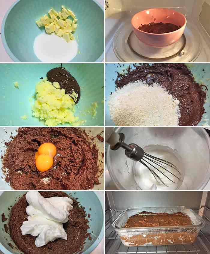 como hacer tarta de chocolate sin harina