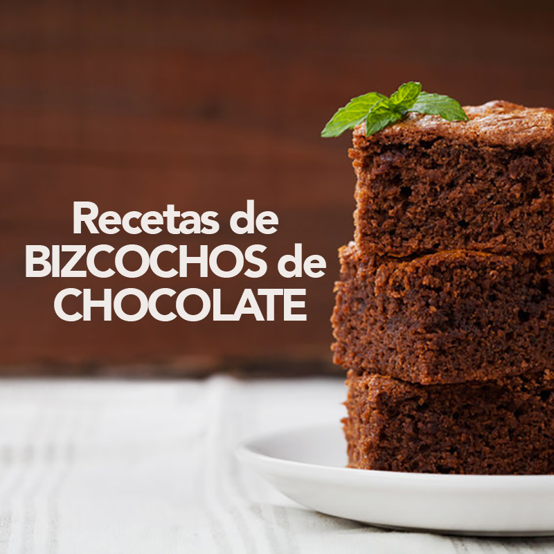 recetas de bizcochos de chocolate