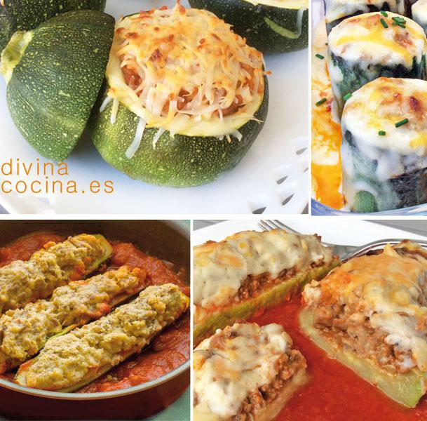 recetas de calabacines rellenos