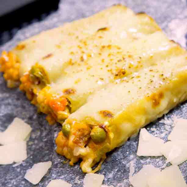 canelones de verduras