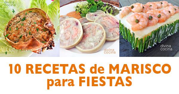 10 recetas de marisco para fiestas - Divina Cocina