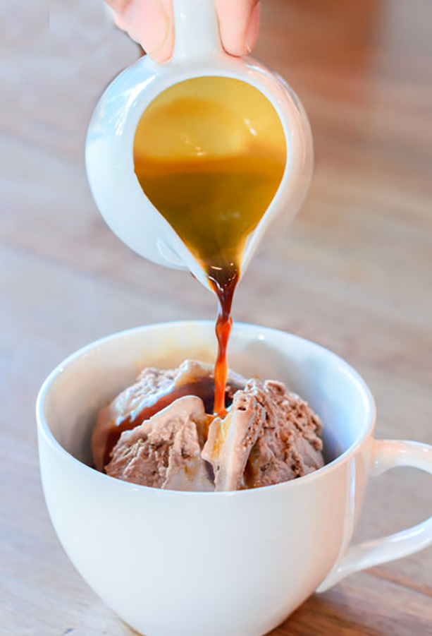 Affogato italiano de café - Receta de DIVINA COCINA