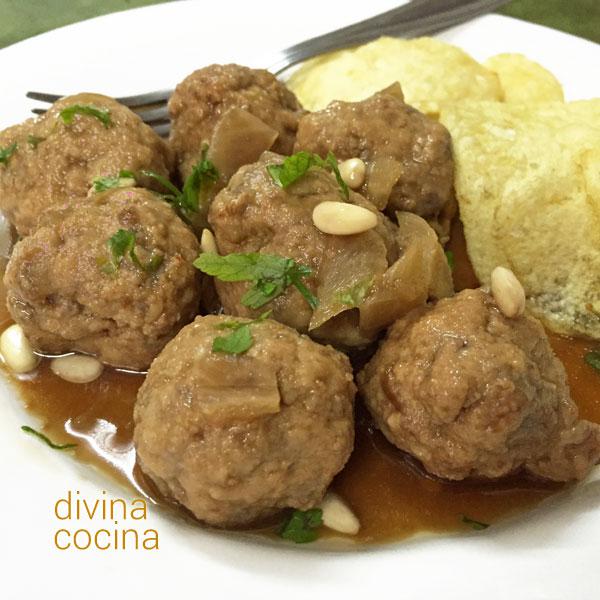 albóndigas de cordero a la miel