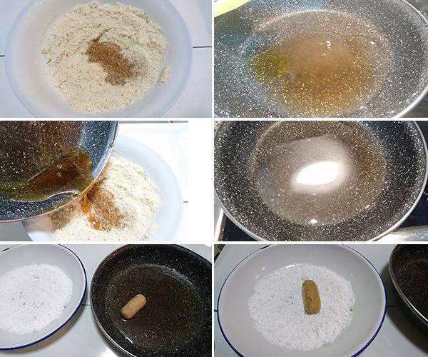 receta de alfajores de almendra miel paso a paso