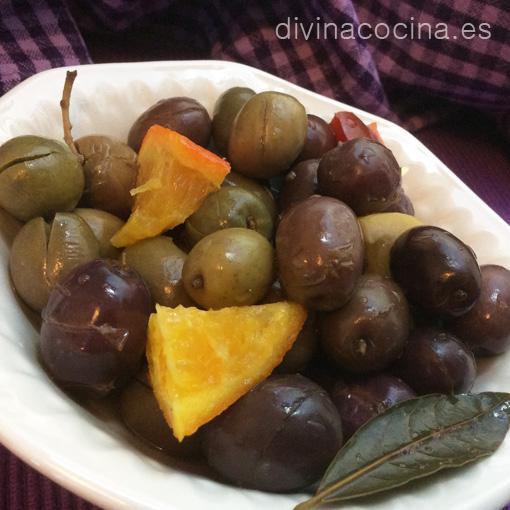 Aliño de aceitunas de la abuela Luisa - Receta de DIVINA COCINA