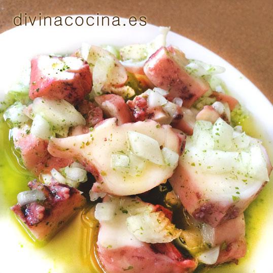 Pulpo en vinagreta