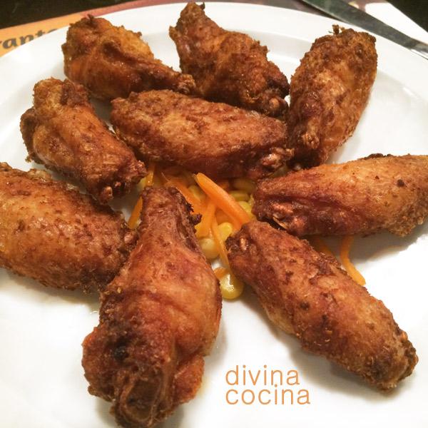 Alitas de pollo adobadas - Receta de DIVINA COCINA