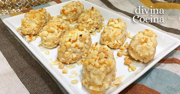 receta de navidad de almendrados de mazapan