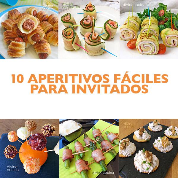 10 aperitivos fáciles para invitados - Divina Cocina