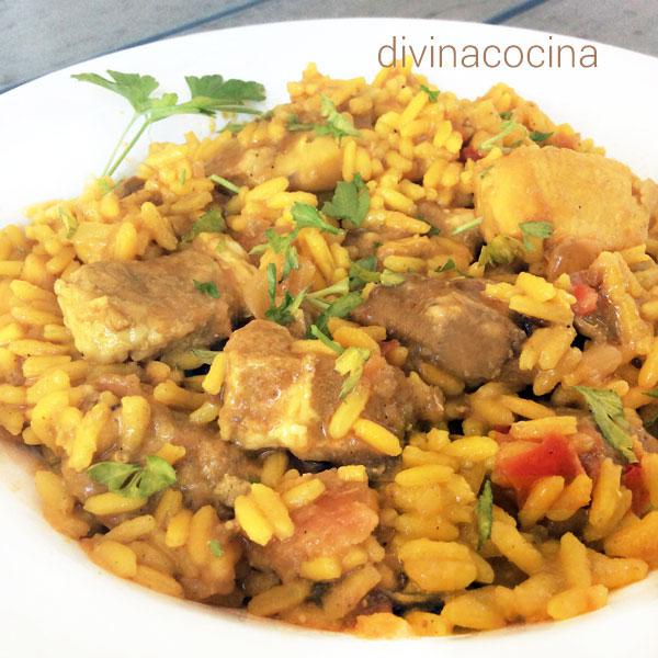 arroz campero con carne