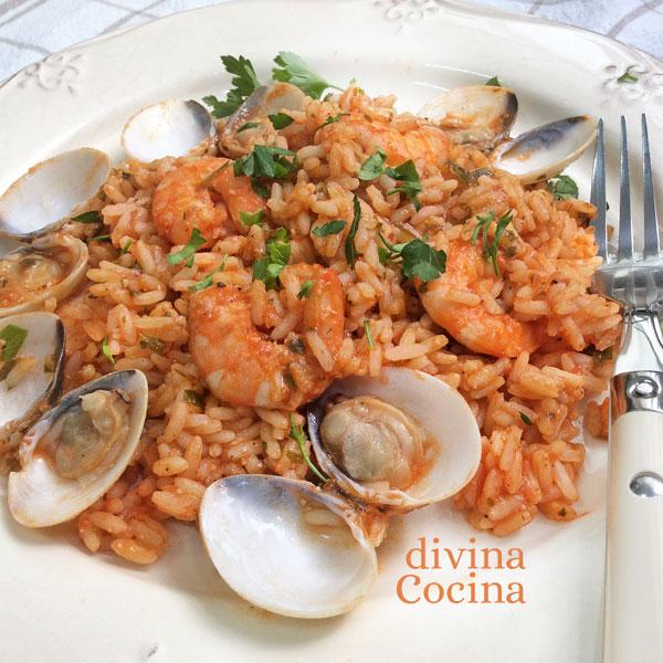 Arroz con langostinos - Receta de DIVINA COCINA