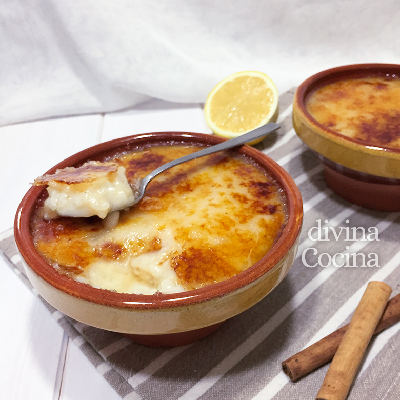 arroz con leche al estilo asturiano