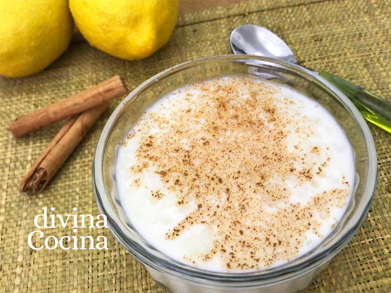 arroz con leche microondas