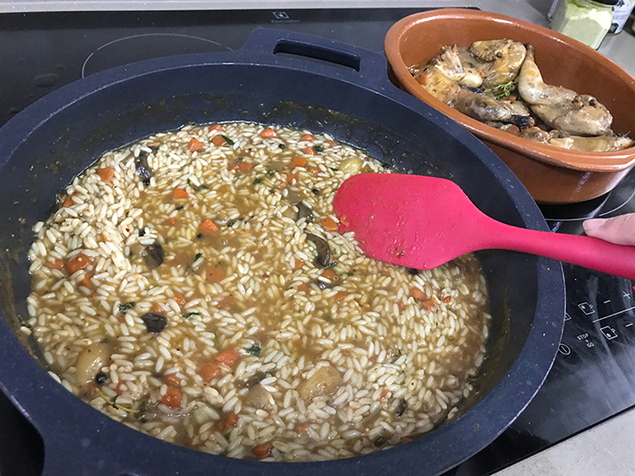 receta de arroz con perdiz