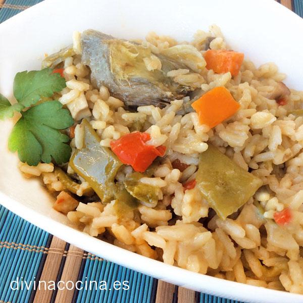 arroz con verduras