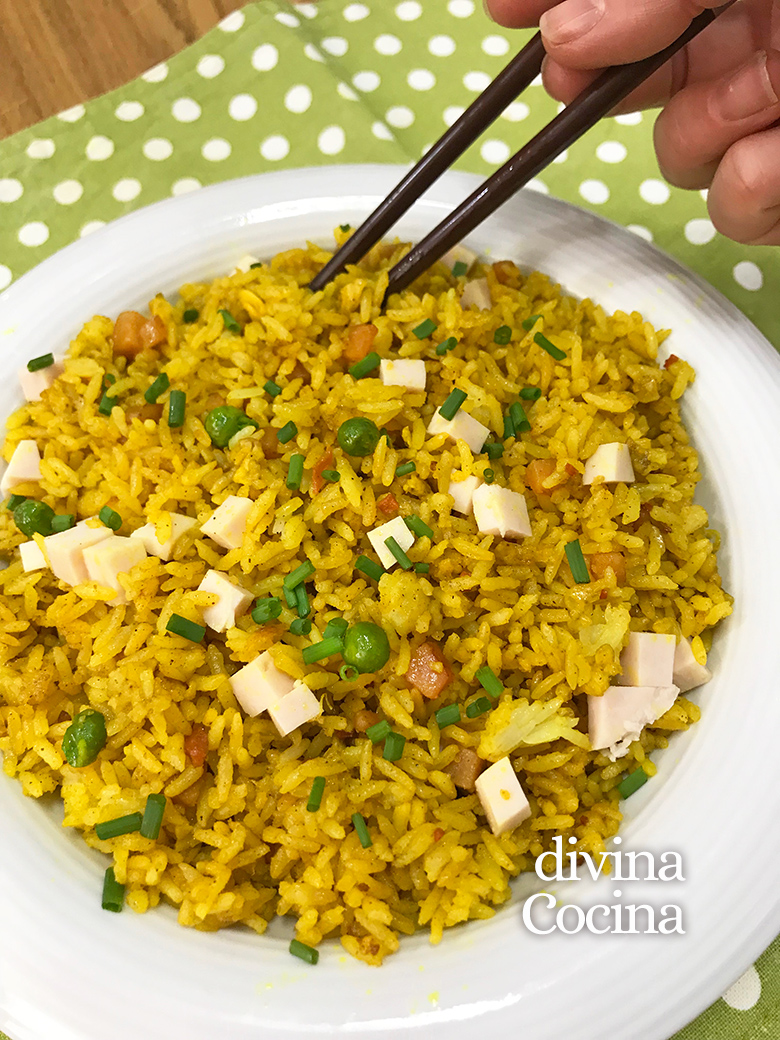 arroz frito al curry 2